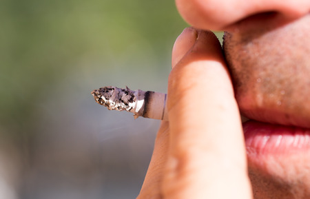 cigarette smoking manの写真素材