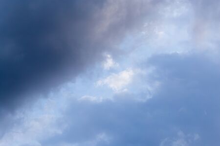 clouds in the sky as the background