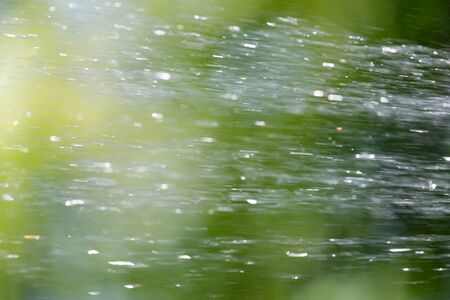 splashing water on nature. backgroundの写真素材