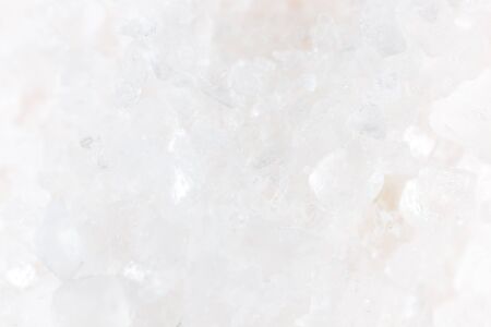 white salt as background
