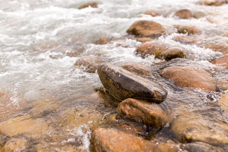 mountain river in Kazakhstan in natureの写真素材