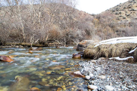 mountain river in Kazakhstan in nature