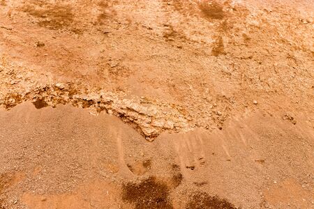 red clay at nature as backgroundの写真素材