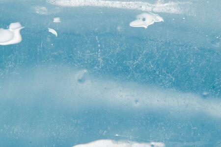 abstract background of blue ice
