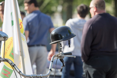 Shymkent, KAZAKHSTAN - APRIL 23, 2016: Bikes on the Opening of biker season in Shymkent, APRIL 23, 2016のeditorial素材