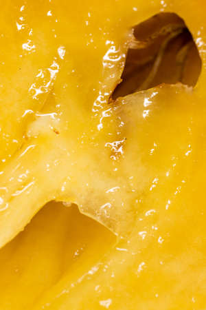 juicy pineapple as a background. macroの写真素材
