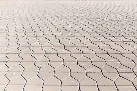 paving on the road as a backgroundの写真素材