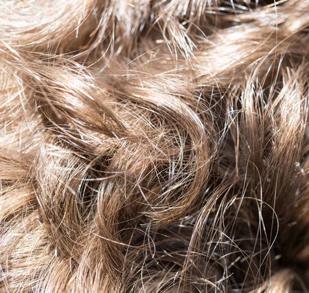 human hair as a background. textureの写真素材
