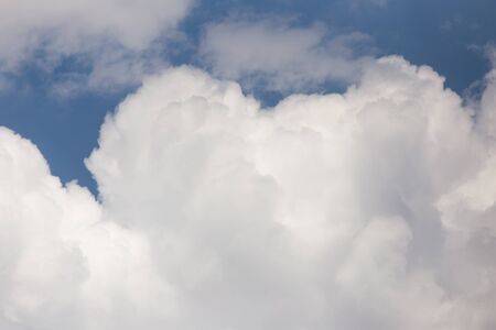 clouds in the sky as the background