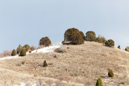 Nature in the Tien Shan mountains in winter. Kazakhstanの写真素材