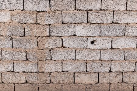 brick wall as background with slag