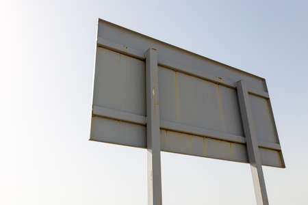 a large banner on the background of the skyの写真素材