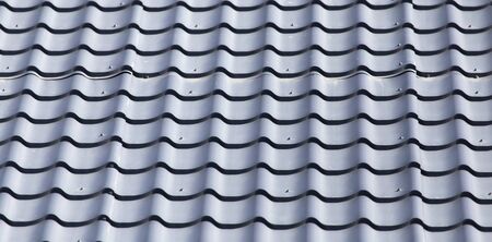 metal roofing roof as background