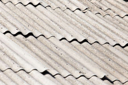 old slate roof as backgroundの写真素材