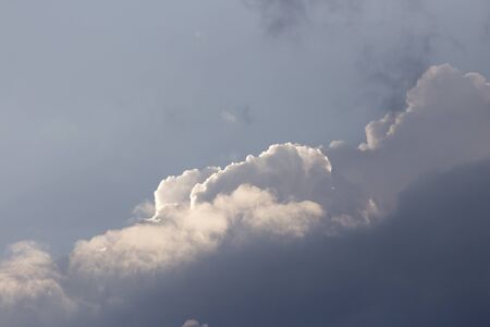 clouds in the sky as the background
