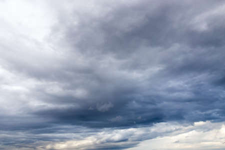 black clouds in the sky as the backgroundの写真素材