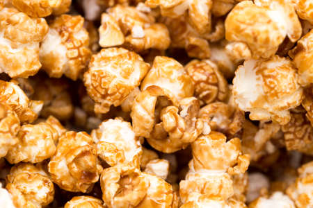 popcorn as a background. macroの写真素材