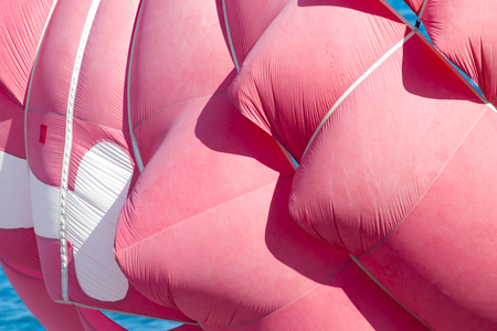 Parachute on the beachの写真素材