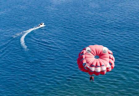 Parachute on the beachの写真素材