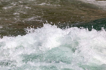 stormy ocean water as a backgroundの写真素材