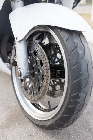 wheel on the bike