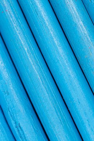 blue pencils as backgroundの写真素材
