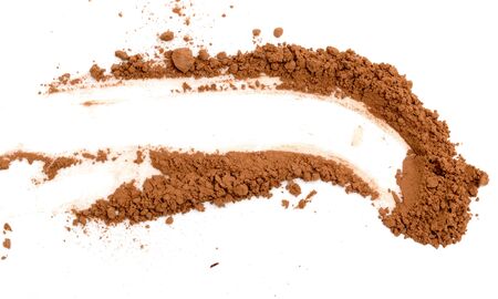 cocoa on white backgroundの写真素材