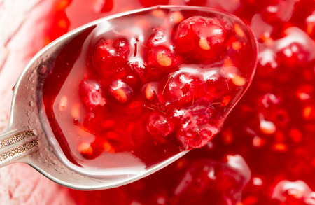 raspberry jam as backgroundの写真素材