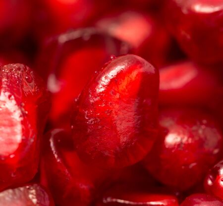 Pomegranate as a background. macro