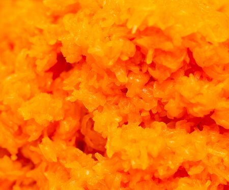 minced fresh milled pumpkinの写真素材