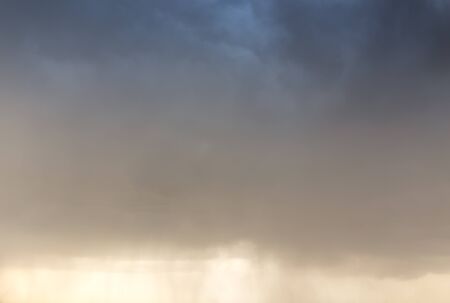 beautiful sky with clouds in the eveningの写真素材