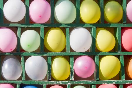 colored balls as a backgroundの写真素材