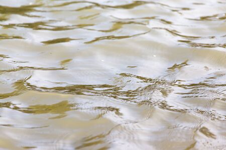 background surface of the water in the lakeの写真素材