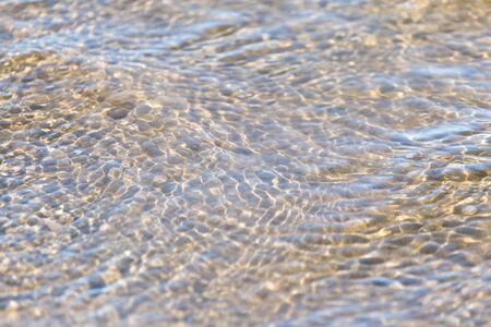 Background of the surface water on the shore