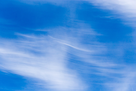 clouds in the blue sky as background