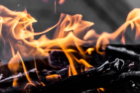 coals as backgroundの写真素材