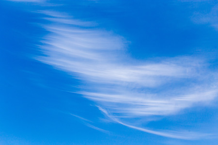 clouds in the blue sky as background