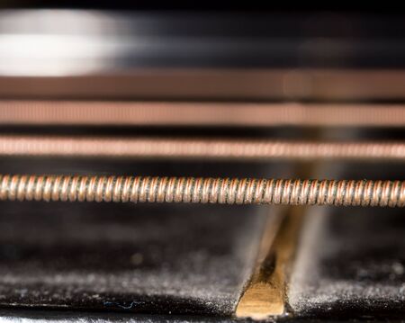 string guitar. macroの写真素材
