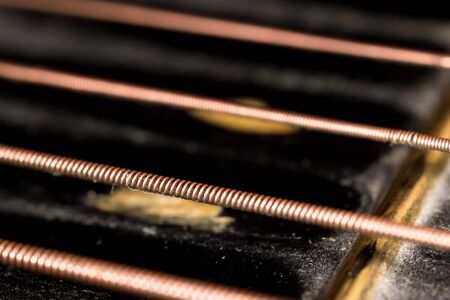string guitar. macro