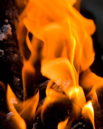 flame of fire as the backgroundの写真素材