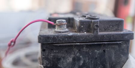 car battery chargerの写真素材