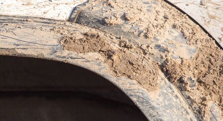 dirt on the cars SUV