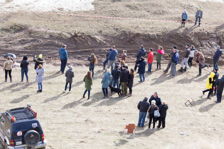 Shymkent, KAZAKHSTAN - February 26, 2017: People on Russian holiday Maslenitsaのeditorial素材