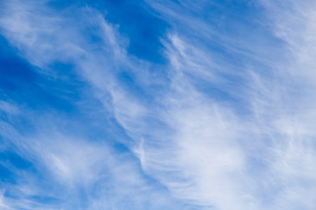 clouds in the blue sky as background .の写真素材