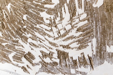 Concrete wall on a construction site as a background .の写真素材