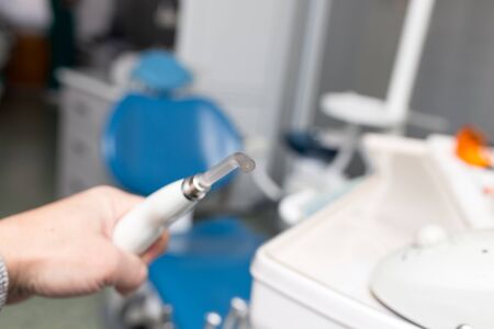 Instruments of a dentist in the clinic .の写真素材