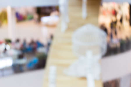 Bokeh in the shop as a background .の写真素材