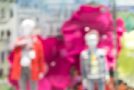 Bokeh in the shop as a background .の写真素材