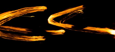 Abstract background of flame on fire show .