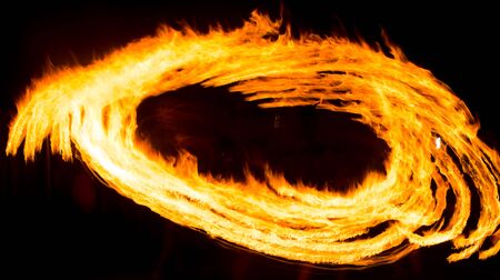 Abstract background of flame on fire show .の写真素材